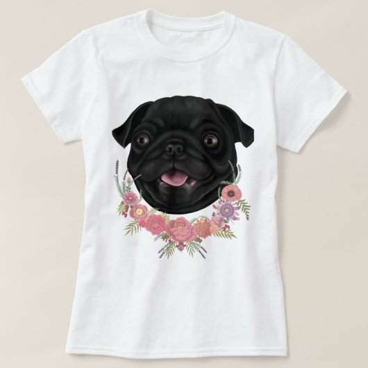 Derpy Pug T-shirt (Design voorkant)