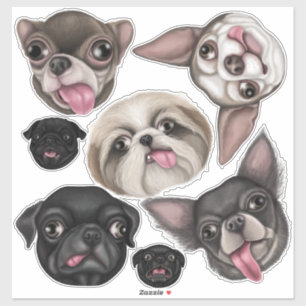Derpy pups sticker