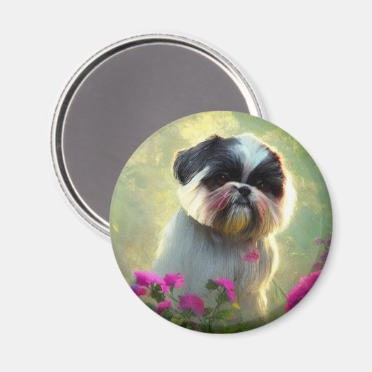 Derpy Shih Tzu Magnet (Recto/Verso)