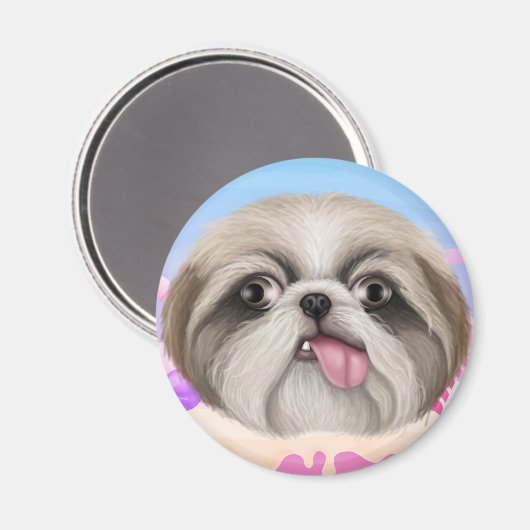 Derpy Shih Tzu Magnet (Recto/Verso)