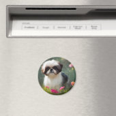 Derpy Shih Tzu Magnet (In Situ (Lave-vaisselle))