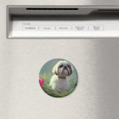 Derpy Shih Tzu Magnet (In Situ (Lave-vaisselle))