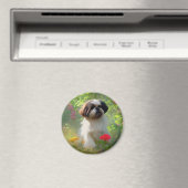 Derpy Shih Tzu Magnet Magneet (Insitu (Vaatwasser))