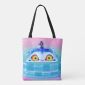 Derpy Tiger K Pop  Tote Bag (Dos)
