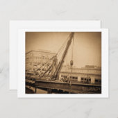 Derrick Car Loading Westchester Avenue Bronx NYC Briefkaart (Voorkant / Achterkant)