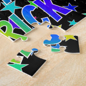 "DERRICK" First Name, Fun "HAPPY BIRTHDAY" Legpuzzel (Zijkant)