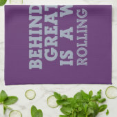 Derrière chaque homme serviette de cuisine personn (Plié)