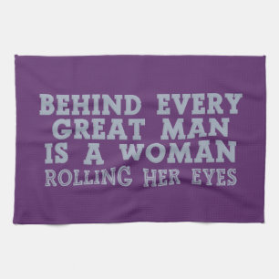 Derrière chaque homme serviette de cuisine personn