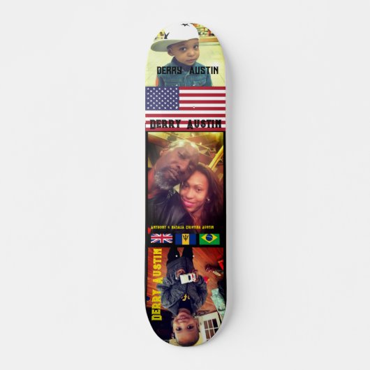 DERRY AUSTIN 2 7 3/4" Planche de Skateboard (Devant)