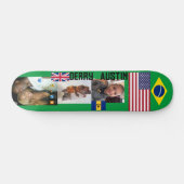 DERRY AUSTIN Planche de skateboard 7 3/4" (Horz)