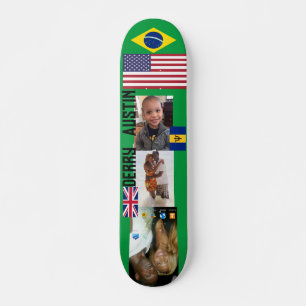 DERRY AUSTIN Planche de skateboard 7 3/4"