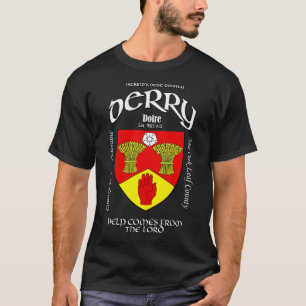 Derry Ireland Crest Wapen van Ierland T-shirt