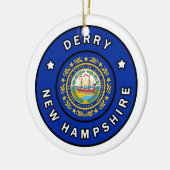 Derry New Hampshire Keramisch Ornament (Links)