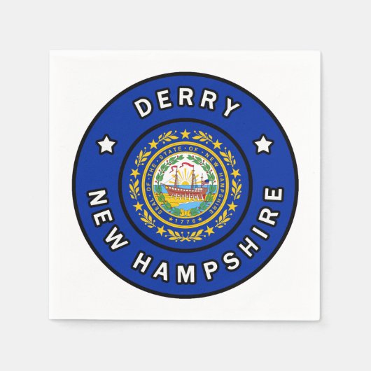 Derry New Hampshire Servet (Voorkant)