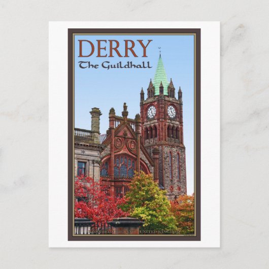 Derry - The Guildhall Briefkaart (Voorkant)