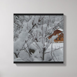 Derry Winter Ranch 12 x12 Canvas Afdruk