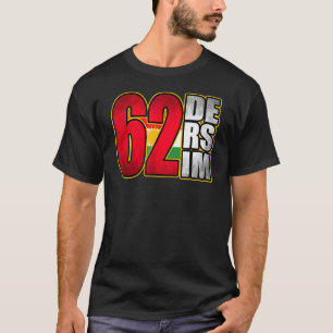 Dersim 62 Dersim Tunceli Koerdische vlag Koerdista T-shirt