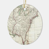 Dertien kolonies  Map (1776) Keramisch Ornament (Links)