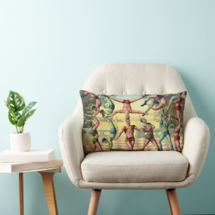 Dertien Mannen doen acrobatiek Kussen