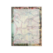 Dertien Mannen doen acrobatiek Notitieblok (Gedraaid)