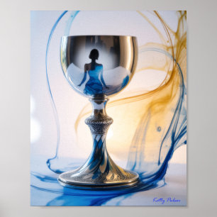 Dertien symbolen: de kelk Poster print