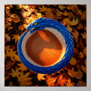 Dertien symbolen: de Ouroboros Poster Print