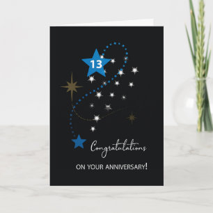 Dertiende werknemer Jubileum gefeliciteerd Kaart
