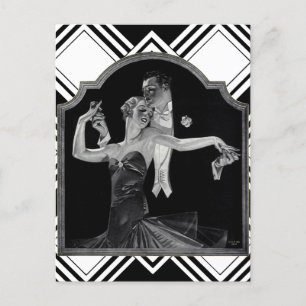 Derties Dancing Deco Briefkaart