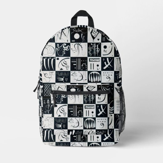 Dertig, Biomorfe Abstractie - Kandinsky Bedrukte Rugzak (Voorkant)