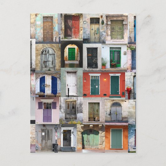 Dertig deuren briefkaart (Voorkant)