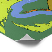 Dertig diplodocus poster. poster (Hoek)