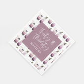 Dertig en dertigjarig 30ste verjaardagsfeest servet (Hoek)