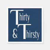 Dertig en dertigjarig servetten (Voorkant)