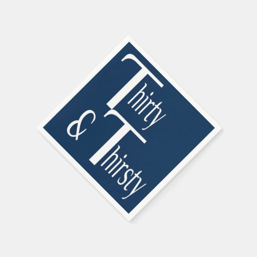 Dertig en dertigjarig servetten (Hoek)