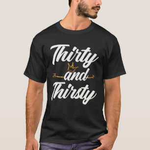 Dertig en dertigste 30e verjaardag met Pijl T-shirt