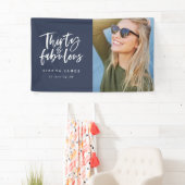 Dertig en geweldige verjaardagsbanner spandoek (Insitu)