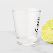 Dertig foto's van de 30e verjaardag shot glas (Links)