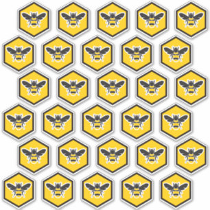 Dertig Logo deksel Etiket op maat gesneden Sticker