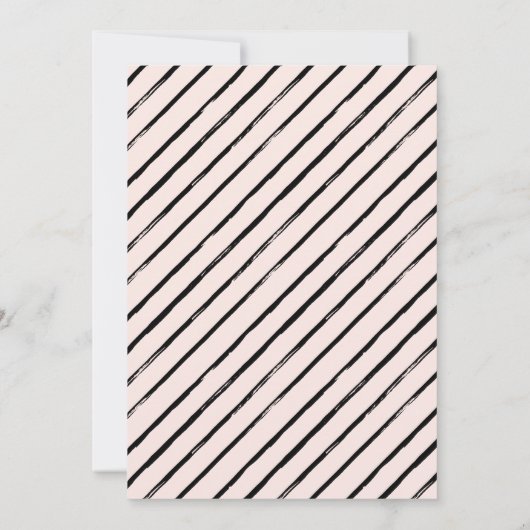 Dertig | Moderne roze 30e verjaardag Kaart (Achterkant)