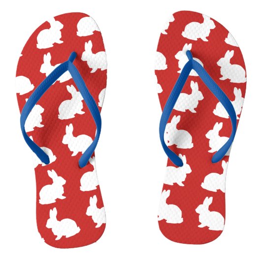 Dertig Rabbits Funky Teenslippers (Voetbed)