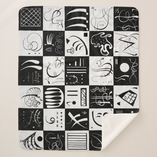 Dertig | Wassily Kandinsky | Sherpa Deken (Voorkant)