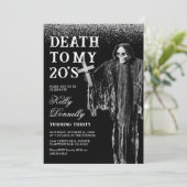 Dertig worden is dood voor mijn twintiger jaren fe kaart (Staand voorkant)