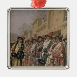 Dervishes' Chorus Begging Alms in Tasjkent, 1870 Metalen Ornament