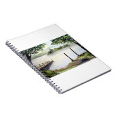 Derwent Water Keswick England Waterverf Painting Notitieboek (Rechterzijde)