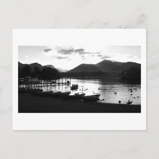 Derwentwater Foreshore - District van het meer, Cu Briefkaart (Voorkant)