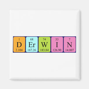 Derwin periodieke table name magnet magneet