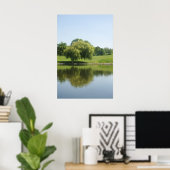 Des affiches pleurant des saules. (Bureau à domicile)