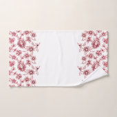 Des amas roses de fleurs (Serviette à main)