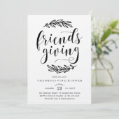 Des amis rustiques donnent une invitation à dîner (Debout devant)