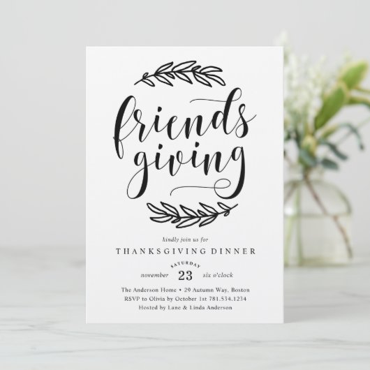 Des amis rustiques donnent une invitation à dîner (Debout devant)